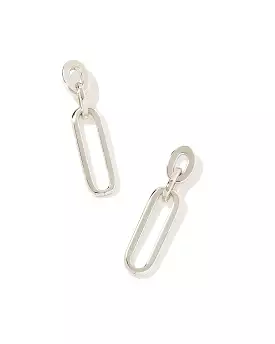 Kendra Scott Heather Linear Earrings in Silver