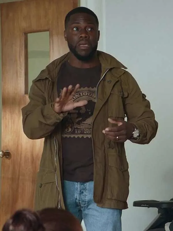 Kevin hart Fatherhood Brown Jacket - New American Jackets