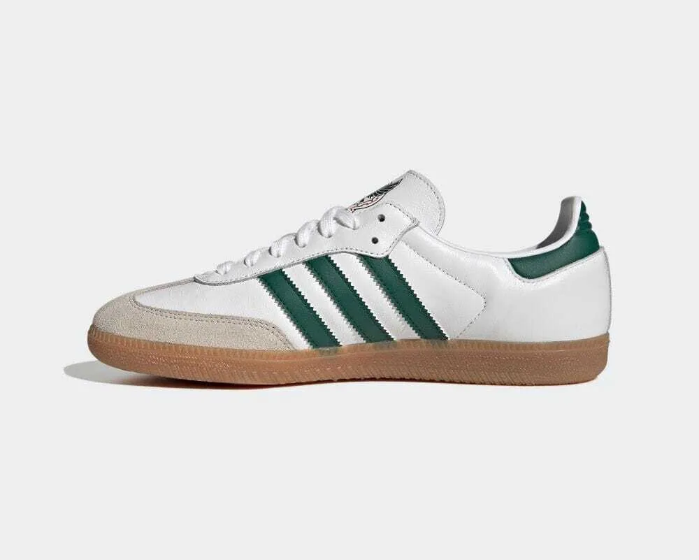 Mexico x Adidas Samba Team Footwear White College Green Gum HQ7036