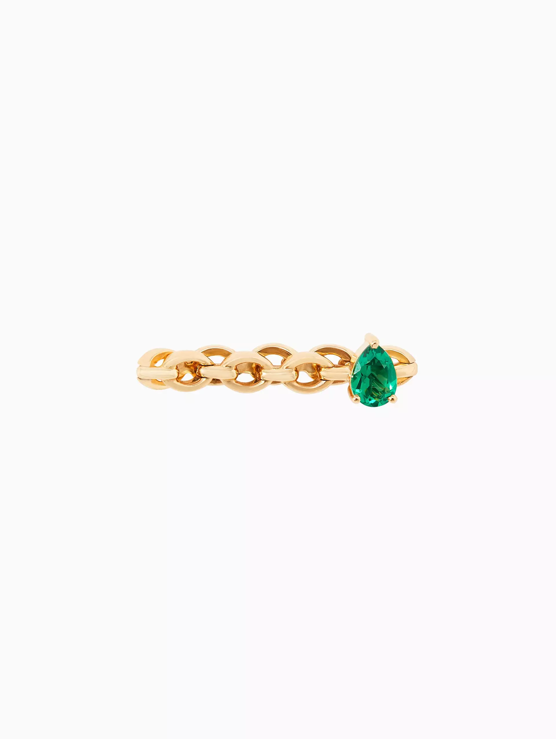 Mini Catena Emerald Ring