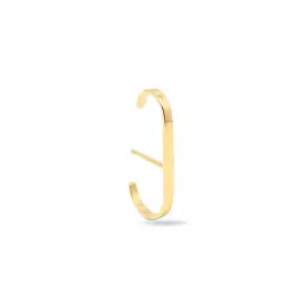 Minimalist Ear Cuff Medium -  14k Yellow Gold