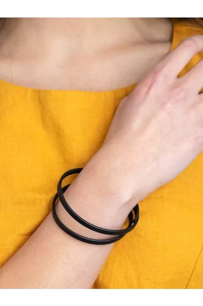 Monica - Scup Bracelet - Black