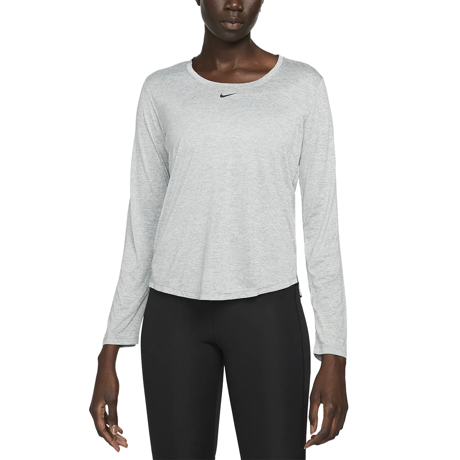 Nike Dri-FIT One Maglia  Particle Grey/Heater/Black