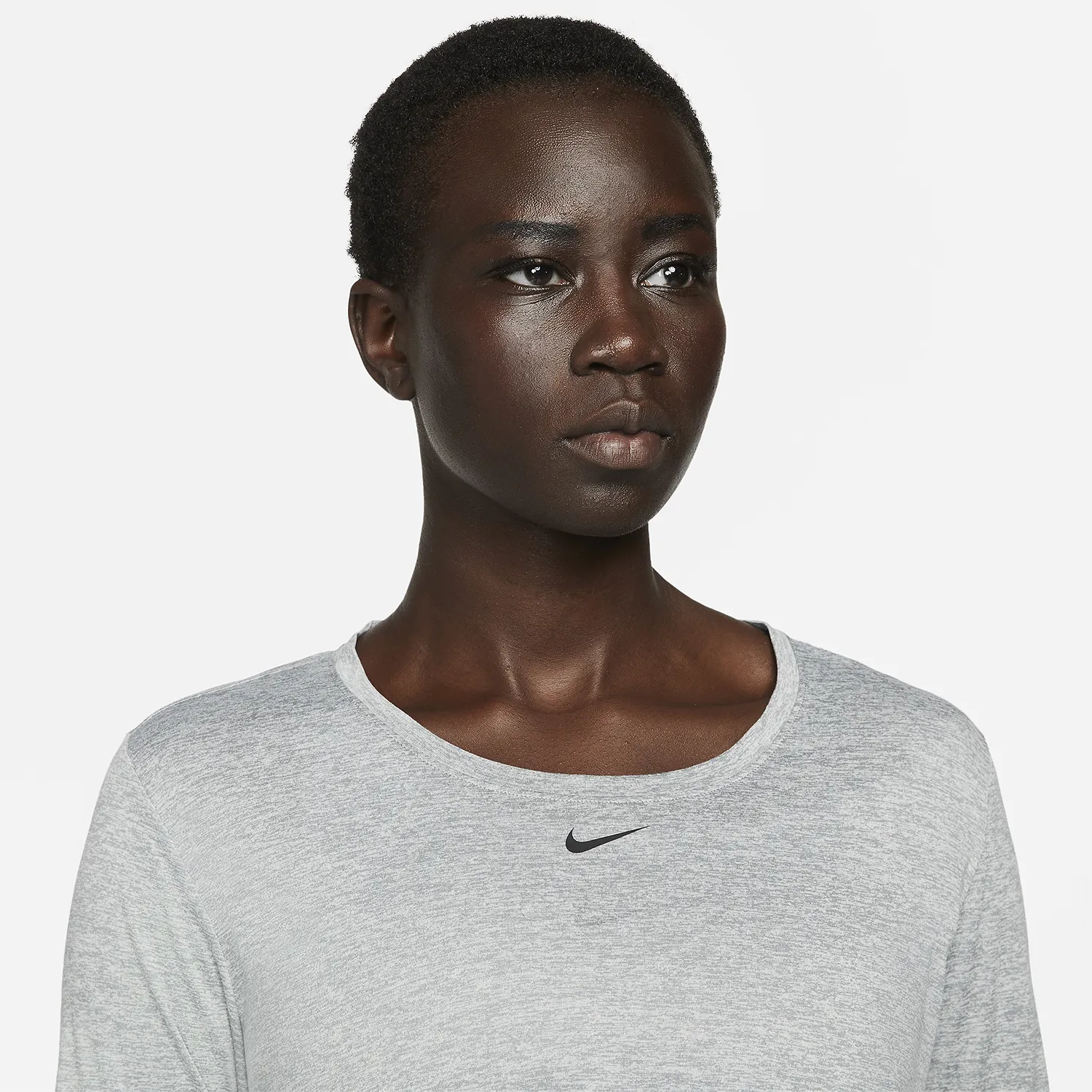 Nike Dri-FIT One Maglia  Particle Grey/Heater/Black