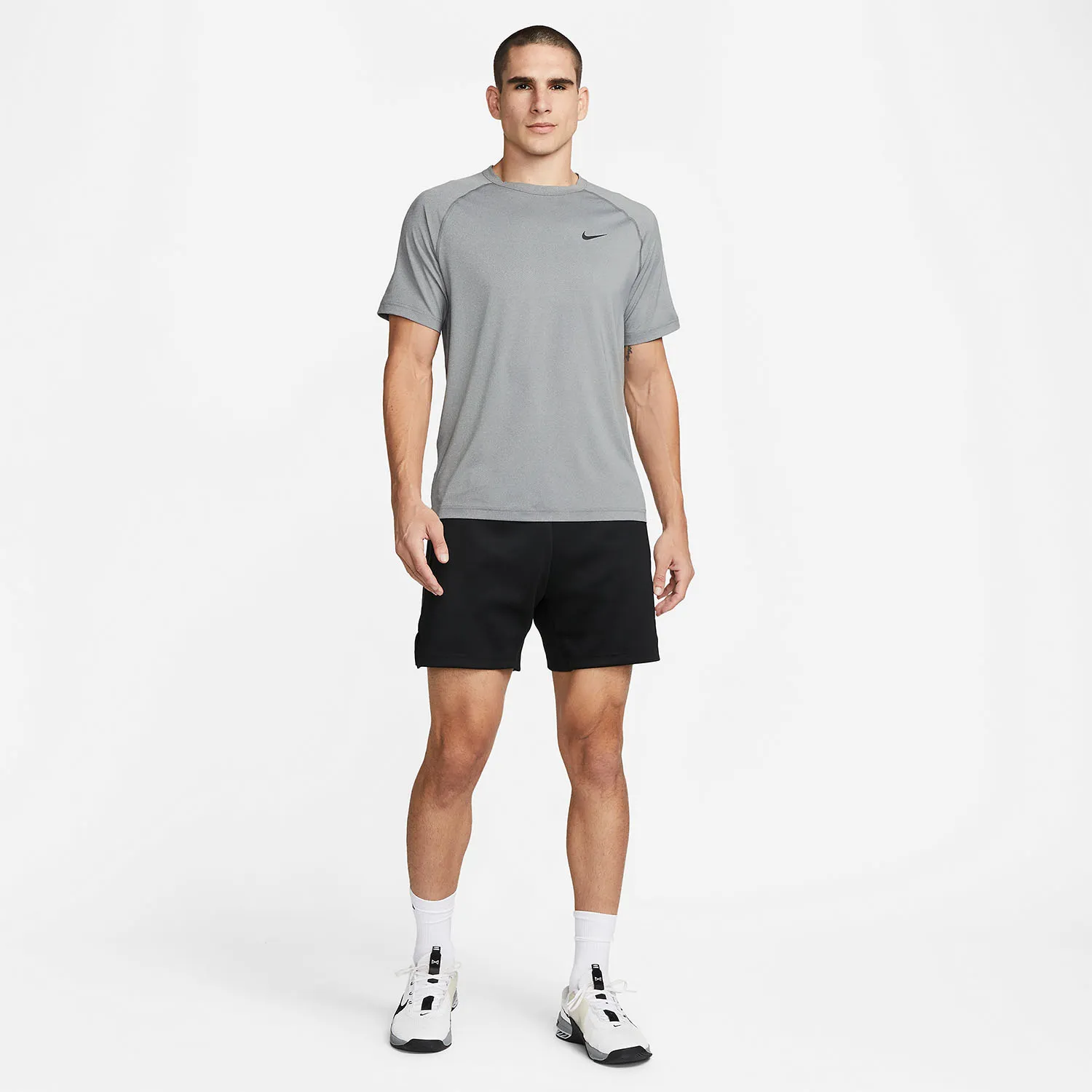 Nike Dri-FIT Ready Maglietta  Smoke Gray/Heater/Black