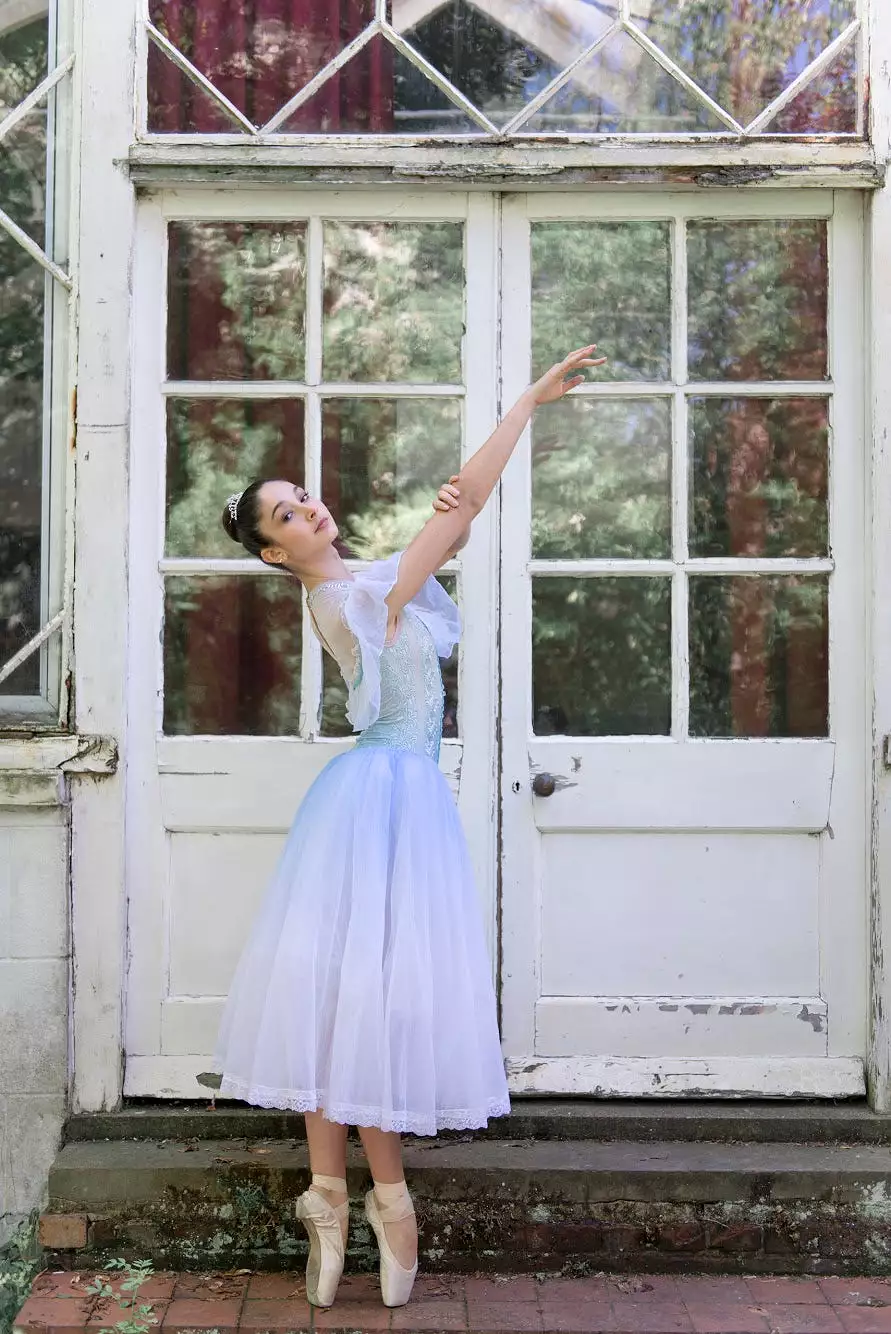 Ombre Cinderella blue romantic tutu dress - Hire only