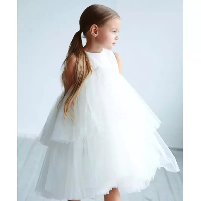 Party White Tutu Lace Gown