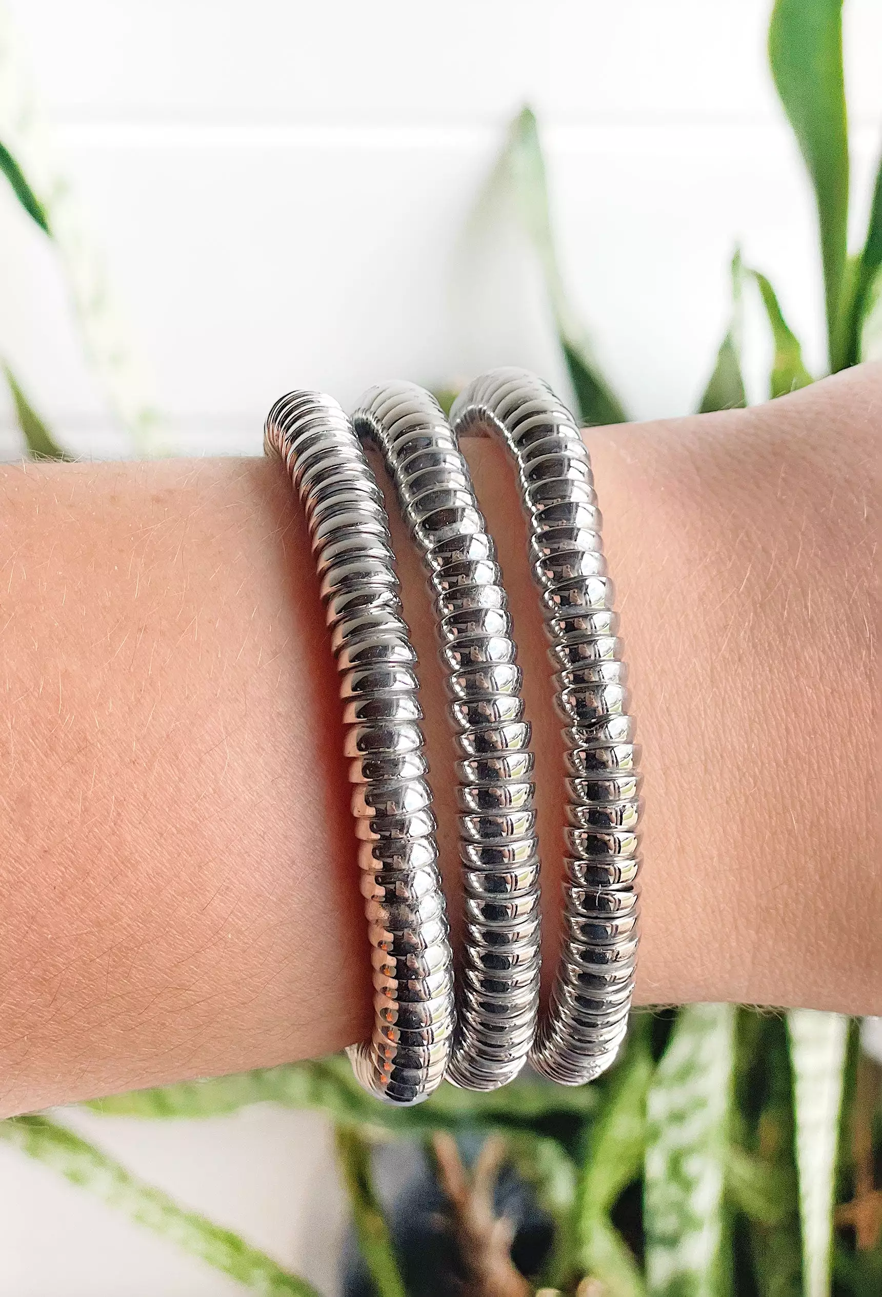 Penelope Bracelet Set in Silver