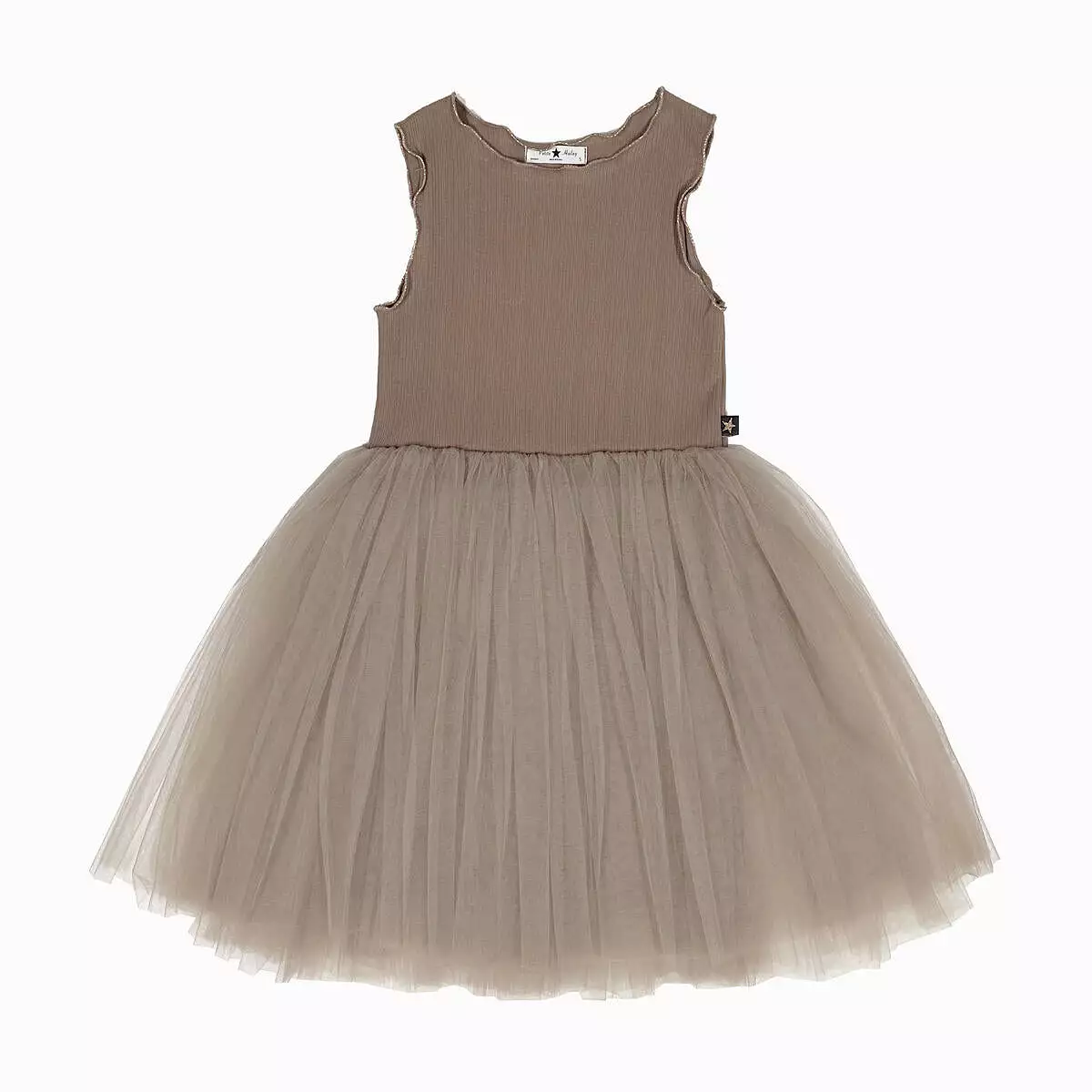 Petite Hailey Melon Tutu Dress - Mocha