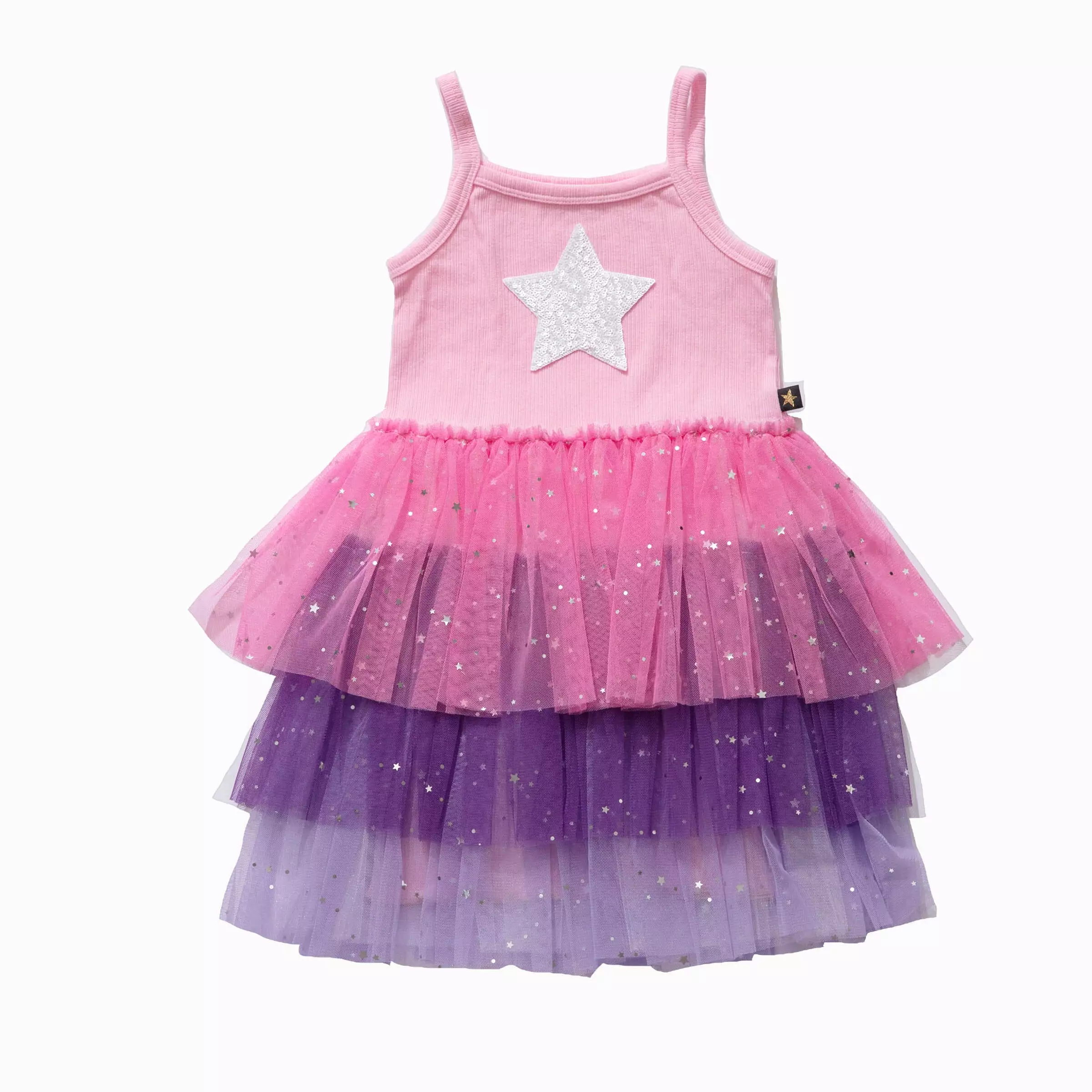 Petite Hailey Three Layered Tutu Dress - Pink