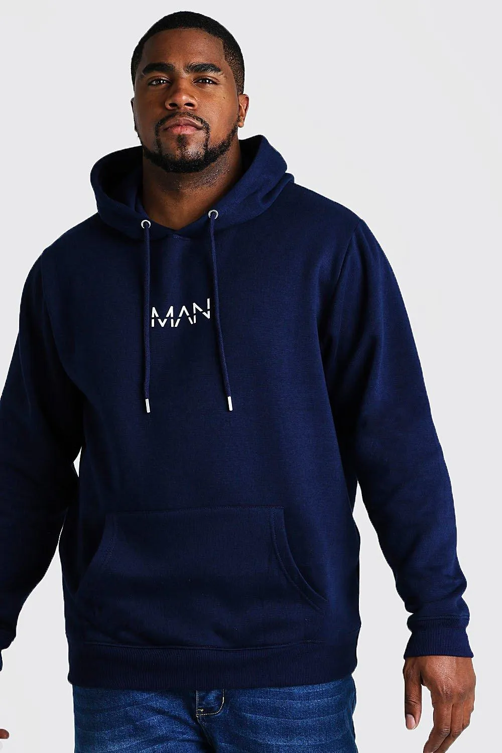 Plus Size MAN Dash Hoodie | boohooMAN UK