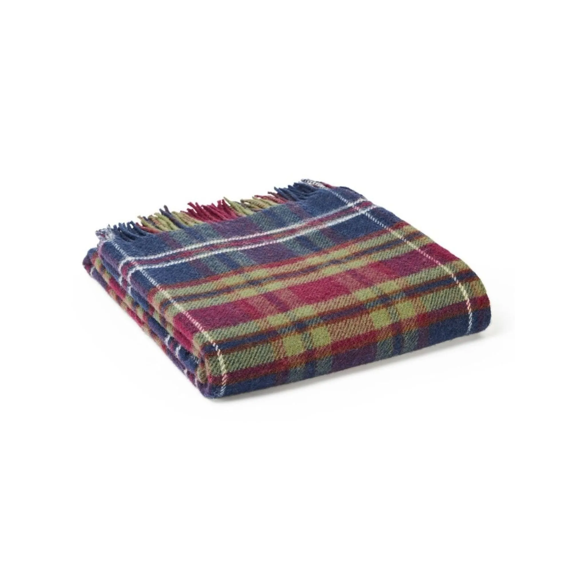 Pure New Wool Tartan Throw