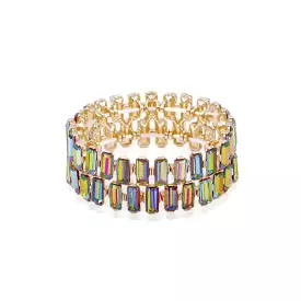 Rectangle Rhinestone Stretch Bracelet