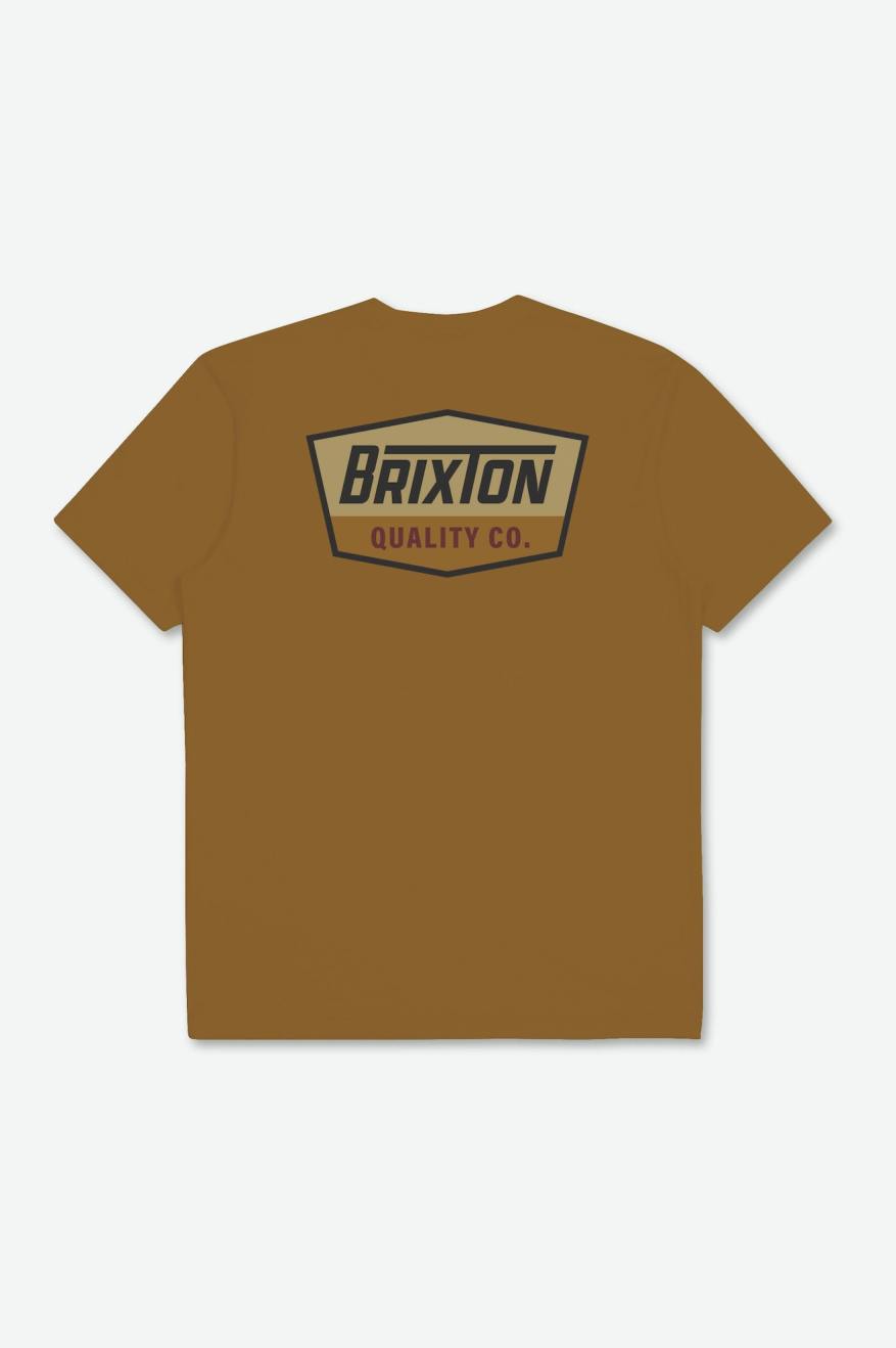 Regal S/S Standard Tee - Golden Brown/Washed Black