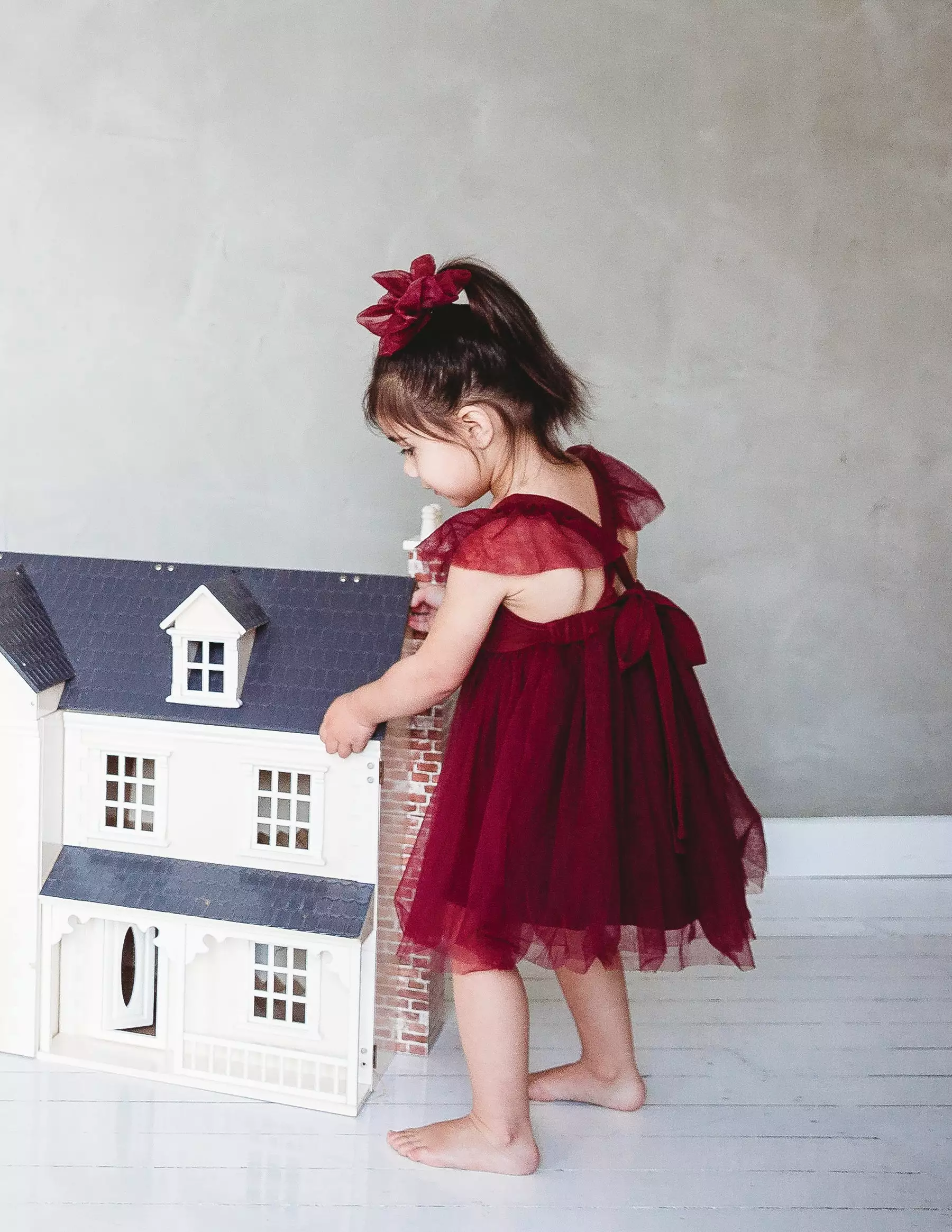 Scarlett Tutu Dress - Cherry Red