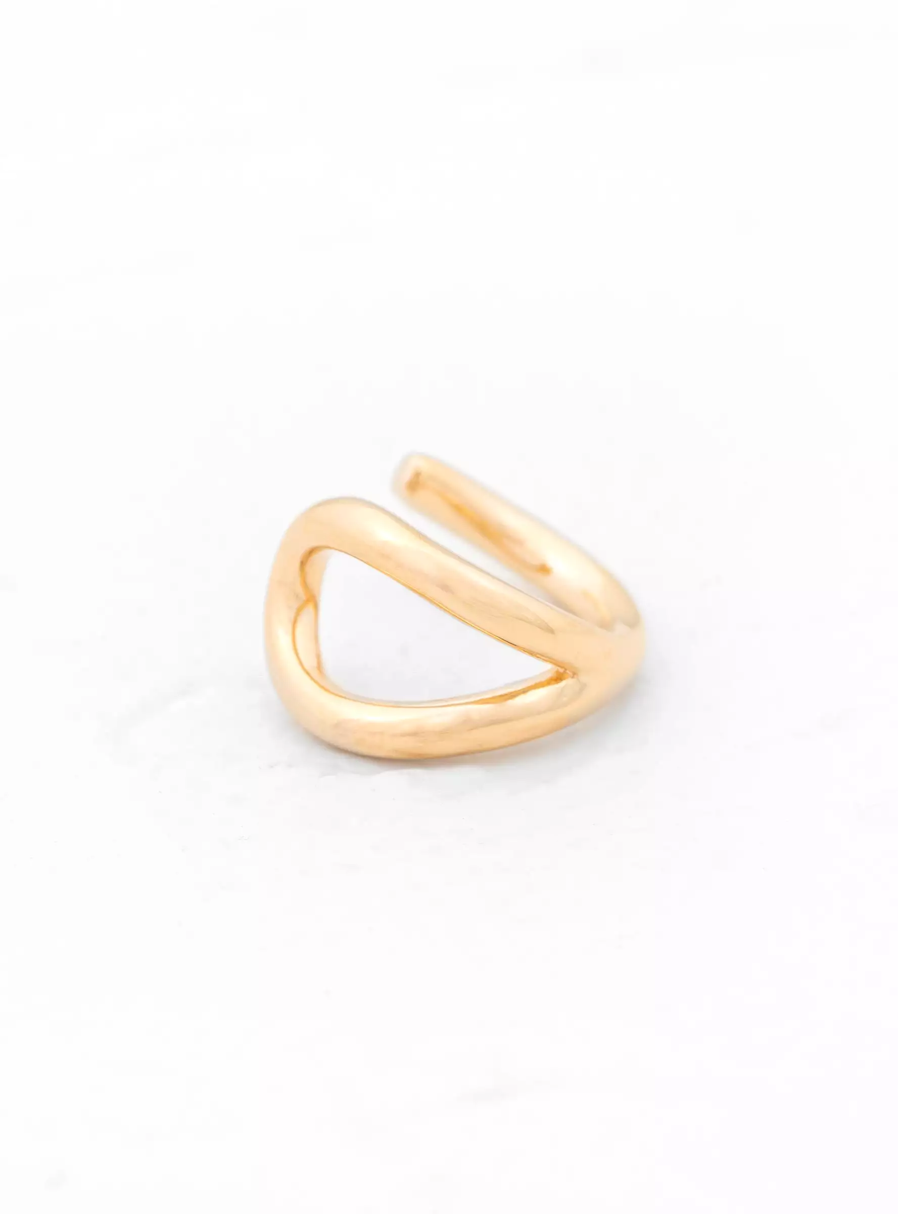 Small Link Gold-Plated Ear Cuff