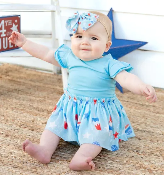 Sweet Wink - Bomb Pop SS Tutu Bodysuit