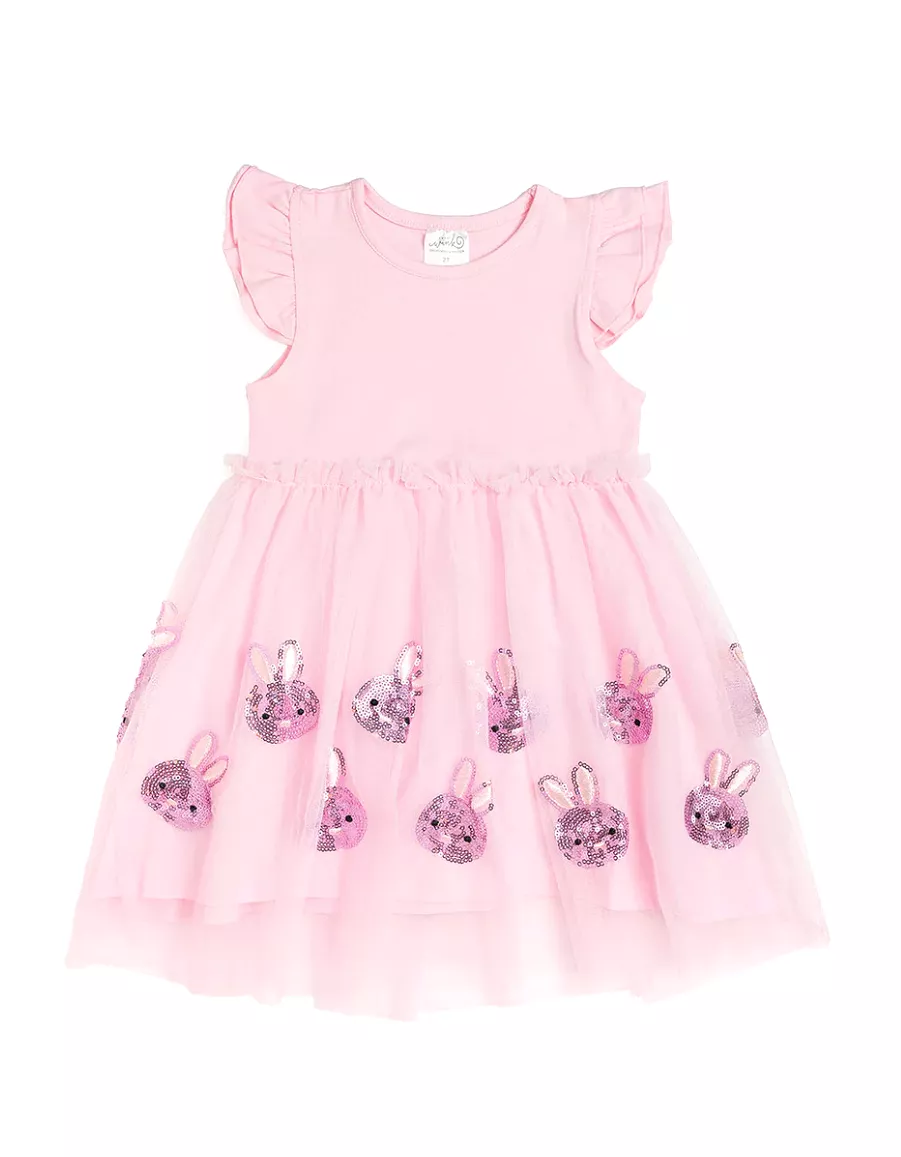 Sweet Wink - Easter Bunny Short Sleeve Tutu Dress