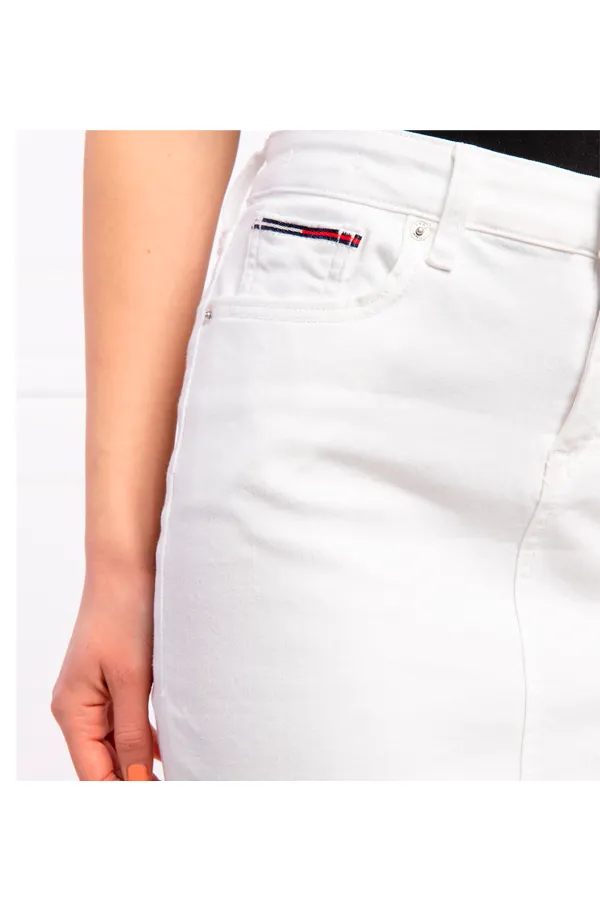 Tommy Hilfiger Women Denim Skirt White