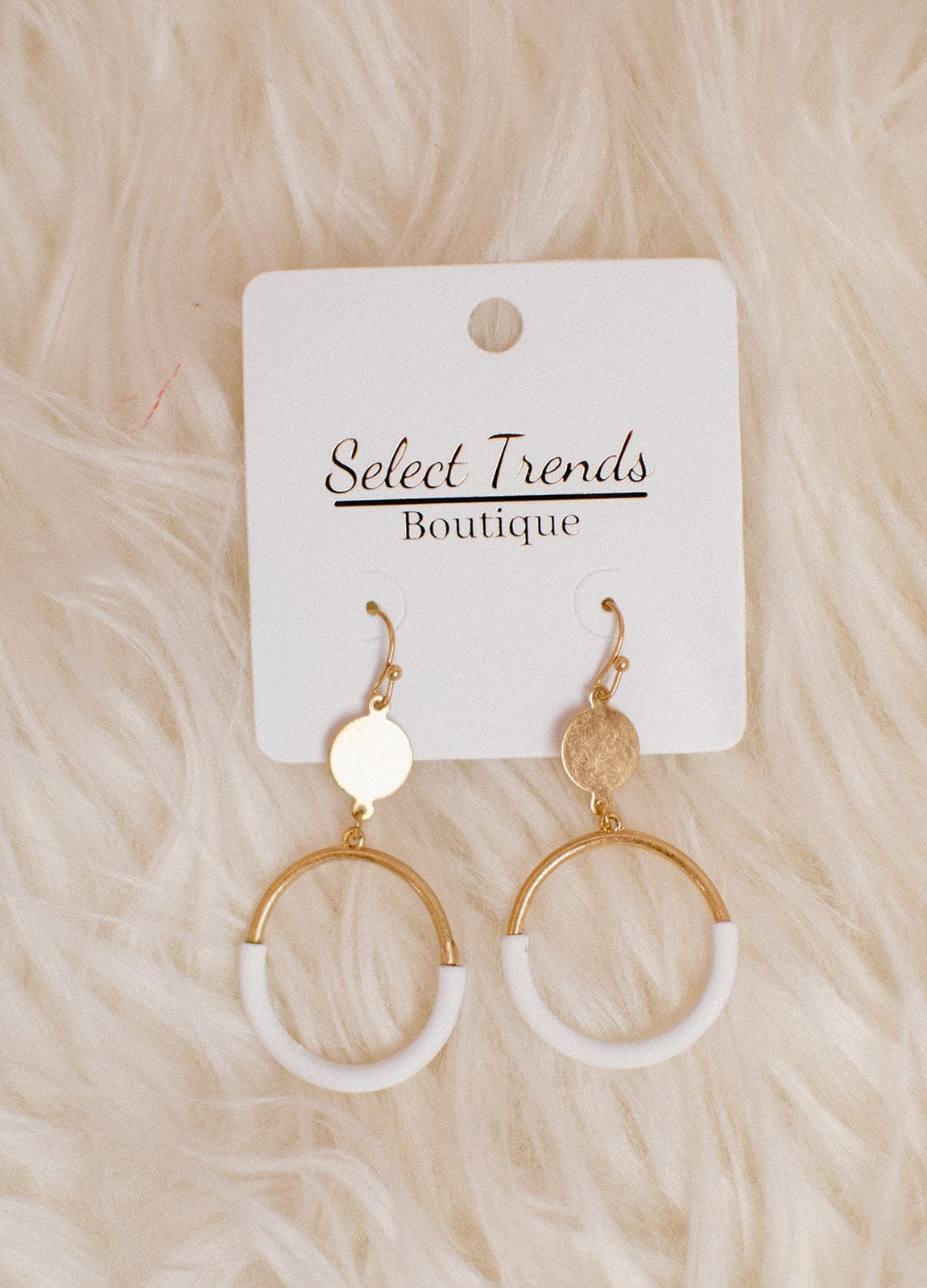 Two Tone Gold Hoops