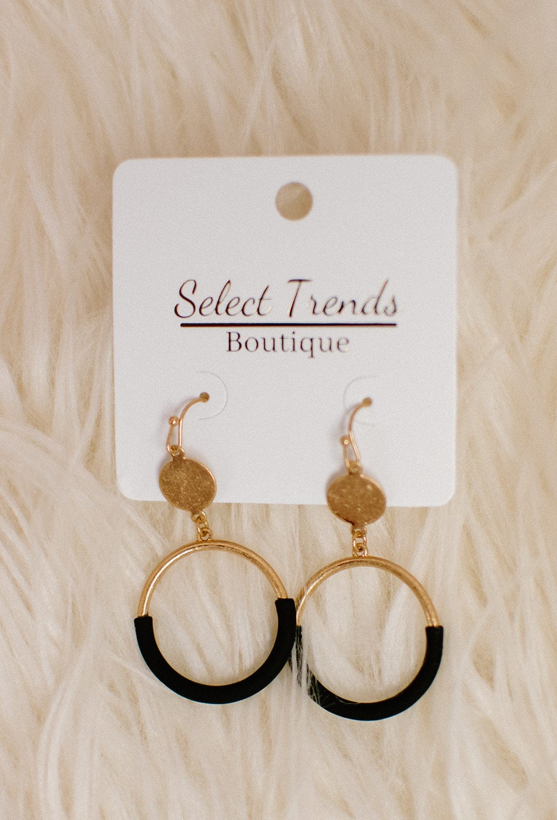 Two Tone Gold Hoops