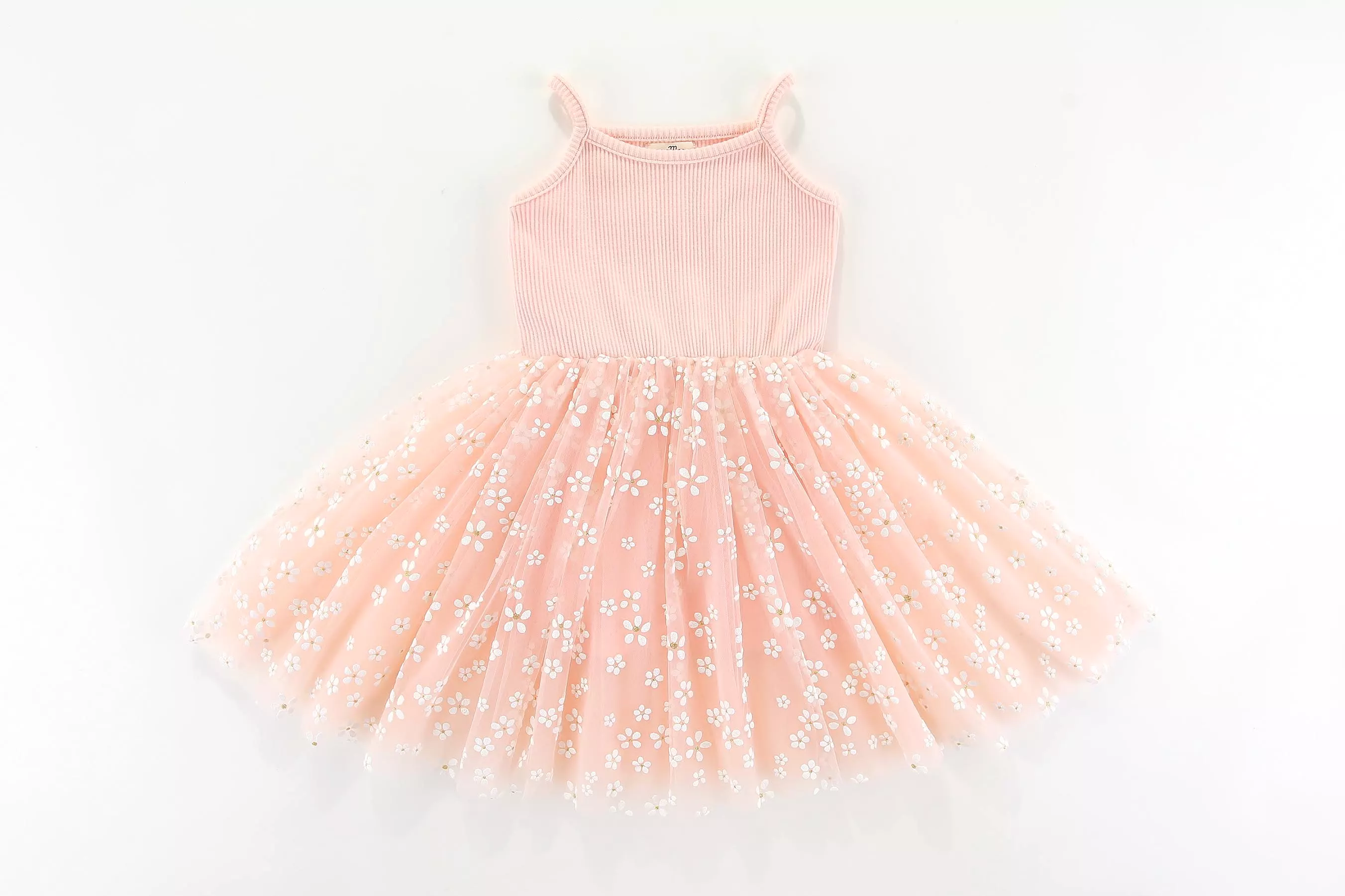 Valentina Tutu Dress - PINK LIGHT FLOWERS: 0-6M, 6-12M, 1-2Y, 2-3Y, 3-4Y, 4-5Y, 5-6Y, 6-8Y