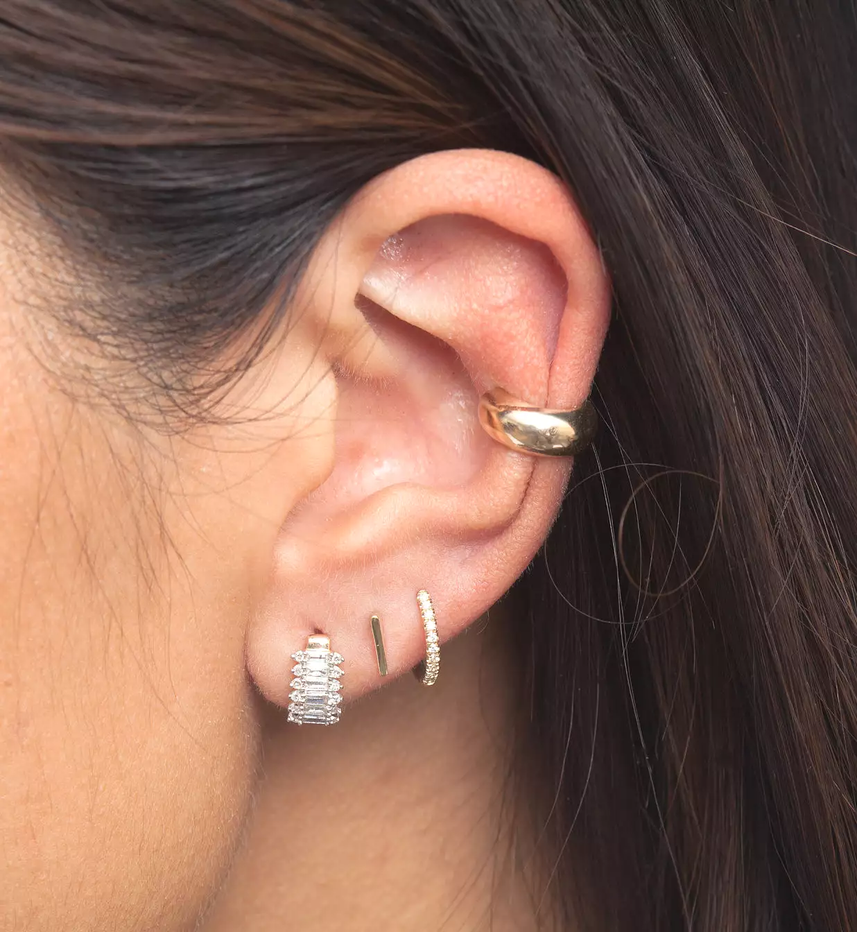 Wide Round Chubby Ear Cuff