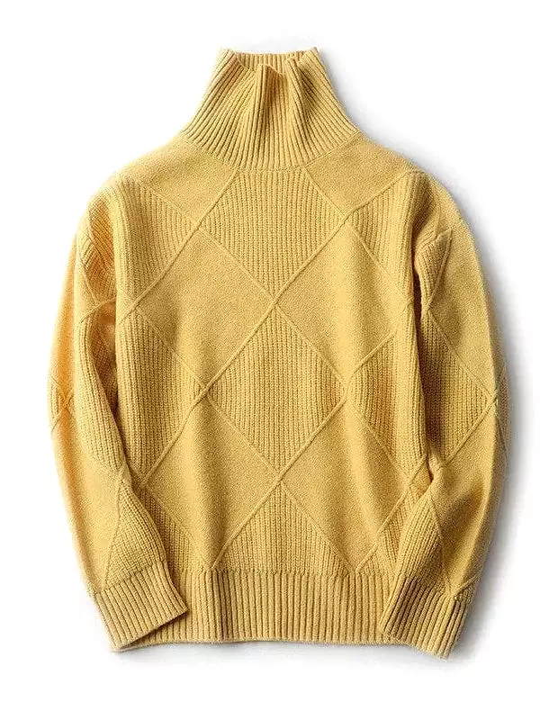 Women's Stylish Turtleneck Pullover Sweater