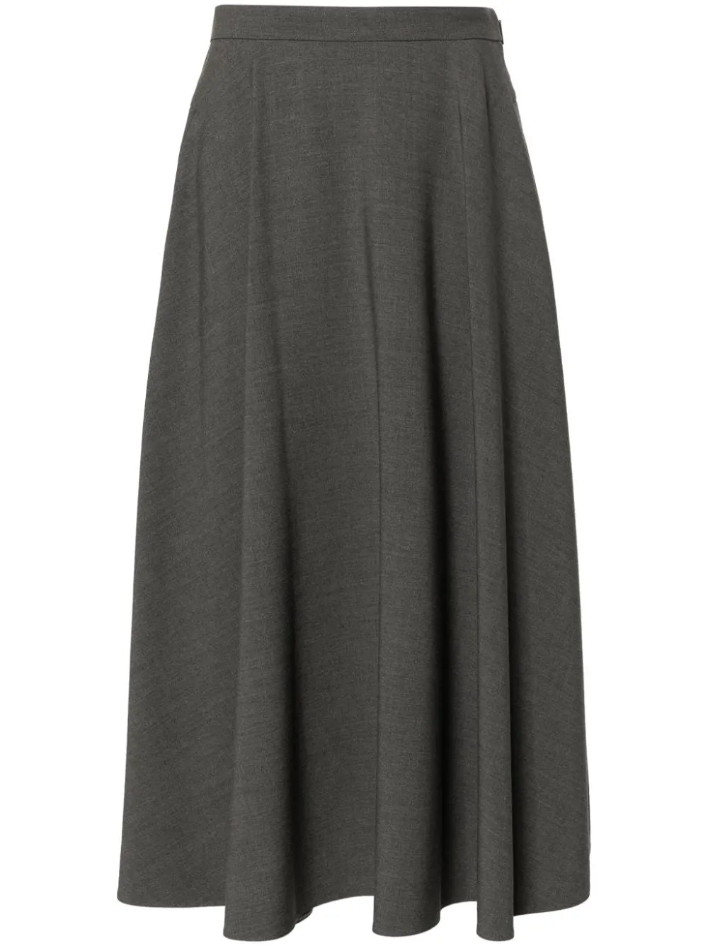 WOOL MIDI SKIRT