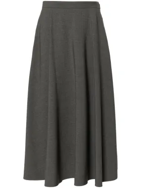 WOOL MIDI SKIRT