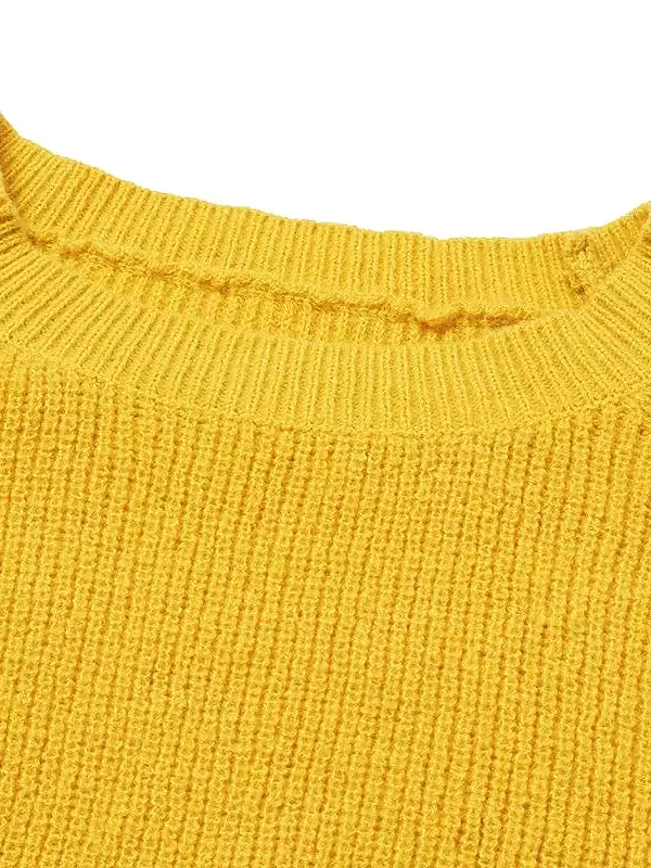 Your New Go-To Color Block Knit Sweater for Women